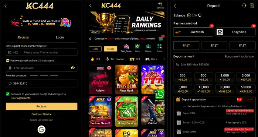 KC444 game