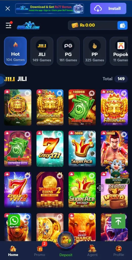 888ace game